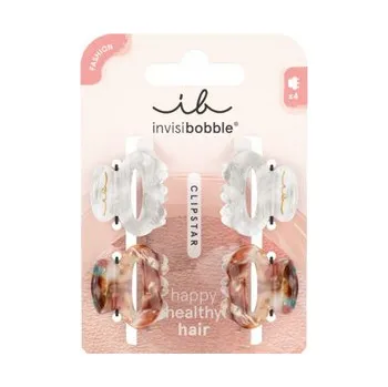 Ozdoba do vlasů Invisibobble Clipstar Petit Bijoux elegantní skřipečky pro malé pramínky vlasů 4 ks, Petit Bijoux
