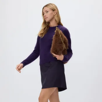 Dámské šaty Reserved - Šaty s dekorativním detailem - fialová - 292HU-45X - 292HU-45X-XL