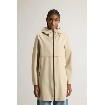 Dámský kabát KABÁT WOOLRICH LIGHT STRETCH PARKA WHITE PEPPER