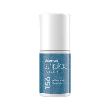 Lak na nehty Alessandro Striplac UV lak Petrol Love Shimmer 6,5 ml