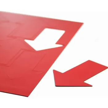 Kancelářský nábytek Magsy Magneticky symbol - šipka velká, 8 ks/A4 – červená