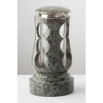 Smuteční dekorace L10-14/25 Žulová hřbitovní lucerna L10