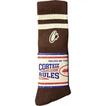 Corteiz Patch Socks Brown/White Velikost: ONE SIZE