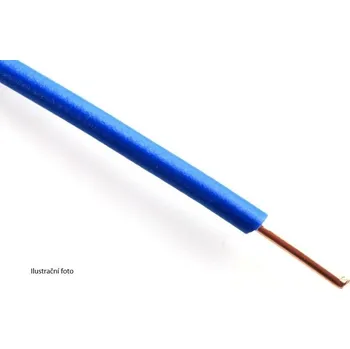 elektrický kabel vodic CY 1 sv.modra