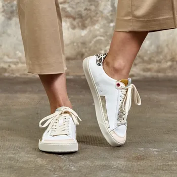 Dámské tenisky Dámské tenisky&nbsp;FLEETERS Peach Leopard | Dámské barefoot tenisky - 39