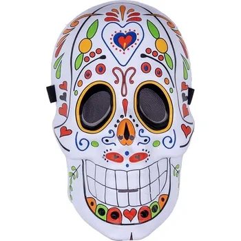 Karnevalová maska Funny Fashion Maska Dia De Los Muertos barevná