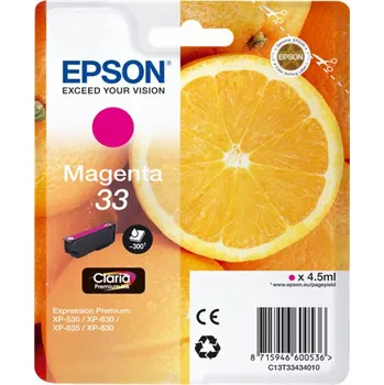 Inkoust Epson Magenta 33 (C13T33434010)