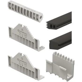 ECONOMY sada těsnění PRO FLEX, 2500 mm, tloušťka skla 12,76 mm, plast/guma