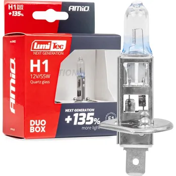 Autožárovka krabička LumiTec H1 12V 55W +135% 2ks