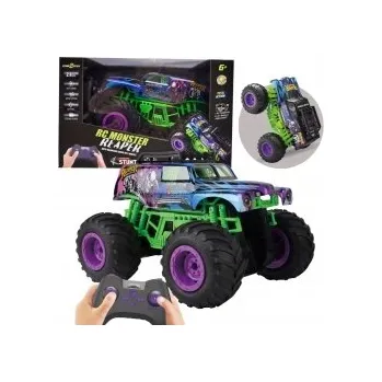 RC model auta RC Monster Truck Reaper Auto LED NA DÁLKOVÉ OVLÁDÁNÍ AKUMULÁTOR