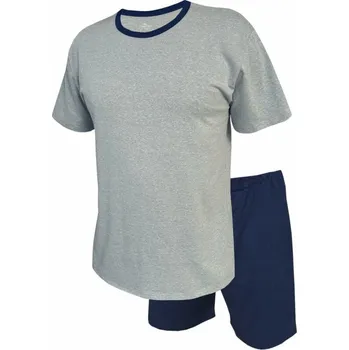 Pánské pyžamo Pánské pyžamo, krátké JAROL 901 světle šedá L