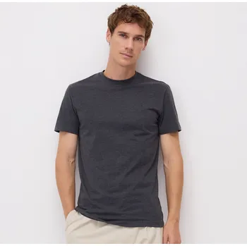 Pánské tričko Reserved - Tričko slim fit - tmavě šedá - 477EX-90M - 477EX-90M-XL