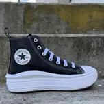 converse CHUCK TAYLOR ALL STAR MOVE PLATFORM LEATHER Dětské boty EU 33.5 A02067C