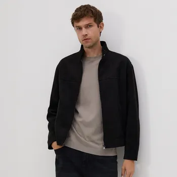 Pánský svetr Reserved - Svetr s lyocellem - béžová - 020FR-08X - 020FR-08X-L