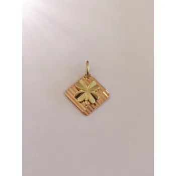 Přívěsek Zlatý přívěsek čtyřlístek