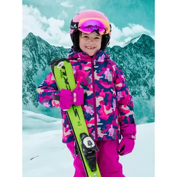 Dívčí lyžařská bunda LEGO® Kidswear Jaz Fuchsia