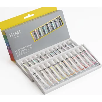 Vodová barva HIMI akvarelové barvy - 24 Colours - 12 ml tuba