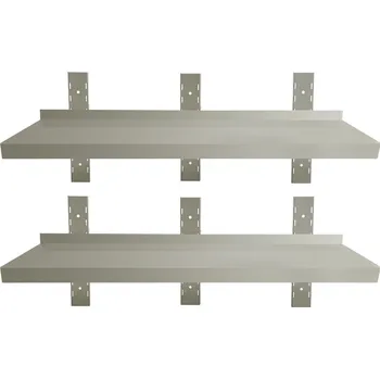 police DASgastro Nástěnná police - 1,6 x 0,3m - 2-patrová