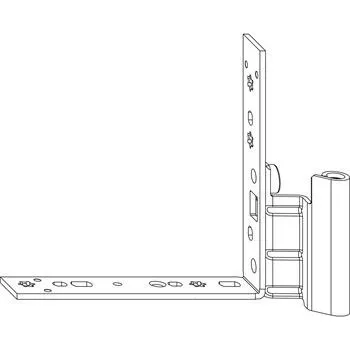 MACO spodní křídlové ložisko DTuni bez ÜV, 12/18-13 mm, pravé, stříbrné (208888)