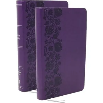 Cizojazyčná kniha NKJV Personal Size End-of-verse Reference Bible with Journal SET, Purple Leathersoft, Comfort Print - Nelson, Thomas