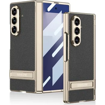 Pouzdro na mobilní telefon GKK 121256 GKK TRIUMPH Ultratenký kryt se stojánkem pro Samsung Galaxy Z Fold7 5G CARBON