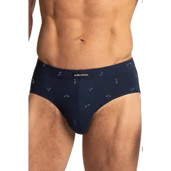 Slipy PÁNSKÉ SLIPY CLASIC M-1073CL 2-PACK ČERNÁ A TMAVĚ MODRÁ XL