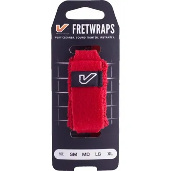 Strunný nástroj Gruv Gear FretWraps Red Small Tlumič strun