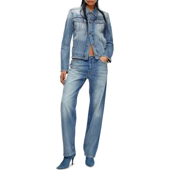 Dámské džíny DŽÍNY DIESEL D-ARK-RE TROUSERS BLUE DENIM