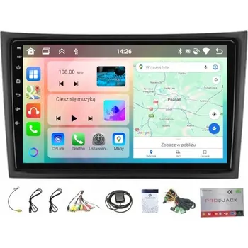 Autorádio AUTORÁDIO NAVIGACE GPS ANDROID VOLVO XC90 2003-2013 CARPLAY WIFI USB 6GB 128GB