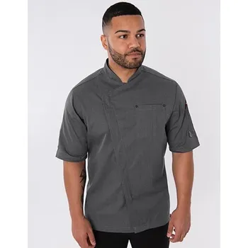Gastro oděv Le Chef Kuchařský asymetrický rondon DF129 Grey L