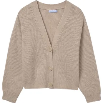 MAYORAL dívčí svetřík s knoflíky béžová vel. 162 cm