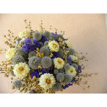 Váza velká kytka se lnem