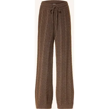 Mrs & Hugs Dámské Úpletové Kalhoty, tmavě hnědá, 36