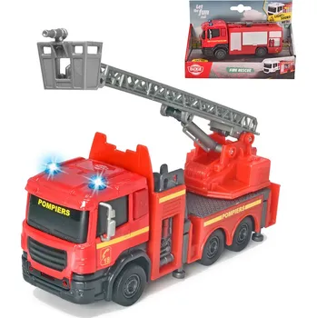 autíčko Dickie Toys Hasičské auto volný chod na baterie světlo zvuk mix motivů