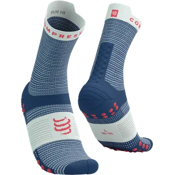 Pánské ponožky Ponožky Compressport Pro Racing Socks v4.0 Run High xu00046b5137 Velikost T1