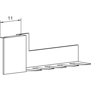 Koncovka těsnění VESU12, plast šedá grafit