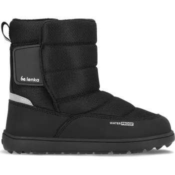 Chlapecká obuv BeLenka Dětské barefoot sněhule Be Lenka Ailo Junior - All Black 35, Vnitřní délka boty: 22,6 cm, Vnitřní šířka boty: 8,7 cm