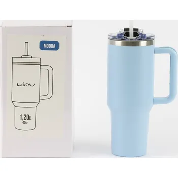 Termohrnek 1200 ml MIAU MODRÝ