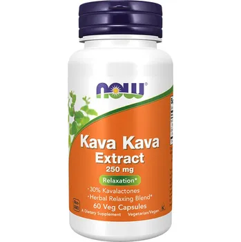 Now Foods Kava Kava 250mg 30% - Kava Kava 250mg 30% (60 Veg Kapsla)