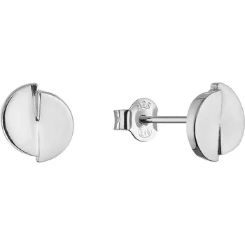 Náušnice Stříbrné náušnice rozpůlená kolečka 61145