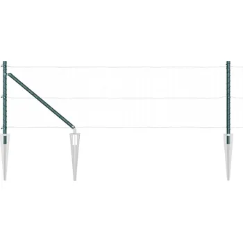 Plotový sloupek Plotový sloupek. 7 pcs Zelená Ocel