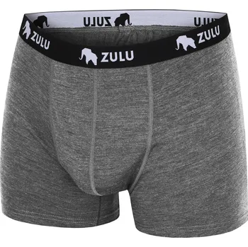 Pánské boxerky Zulu Merino 160 4in Velikost: XL / Barva: šedá