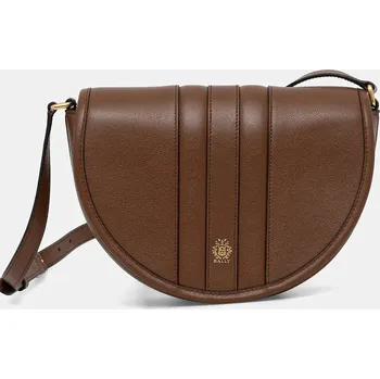 Kabelka Kožená kabelka Bally WAM04A hnědá 88X, vel. ONE SIZE