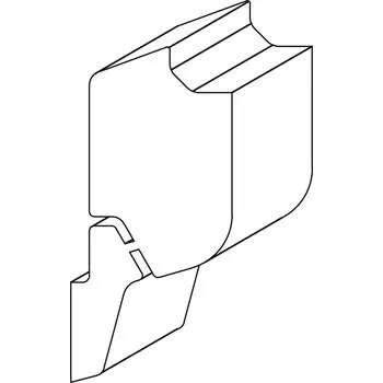 Těsnění do okna a dveří GUTMANN těsnicí kus Spree-D-VM k okapnici Spree-D 24 OF VM, EPDM, černá ( balení = 50ks )