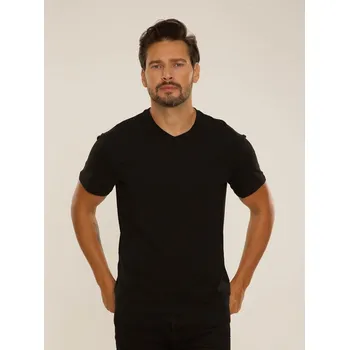 Pánské tričko Chandler z modalu a bavlny, černá L i384_30298589