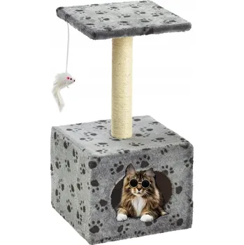 Nízké škrabadlo, pelíšek, podložky na škrábání, škrabací sloupek, škrabadlo věž KUGOpets 61 - 100 cm