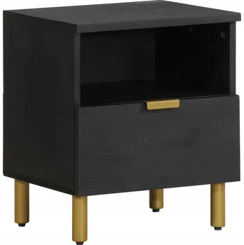Noční stolek Noční stolek elegantní černý 40x33x46 cm