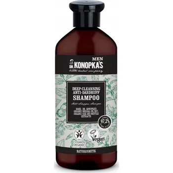 Šampon Dr. Konopka's Men Hloubkově čisticí šampon proti lupům, 280 ml