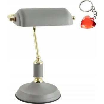 Lampička Stolní lampa Zuma Line ROMA bílá, šedá, žlutá 15 W