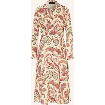 Dámské šaty Etro Dámské Košilové Šaty, režná / tmavě červená / tmavě...